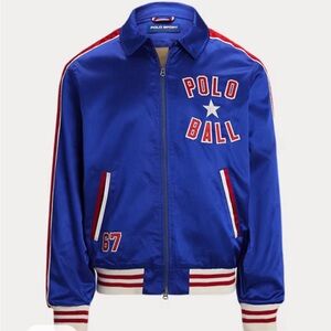 polo ralph lauren satin polo ball jacket BNWT sold out !